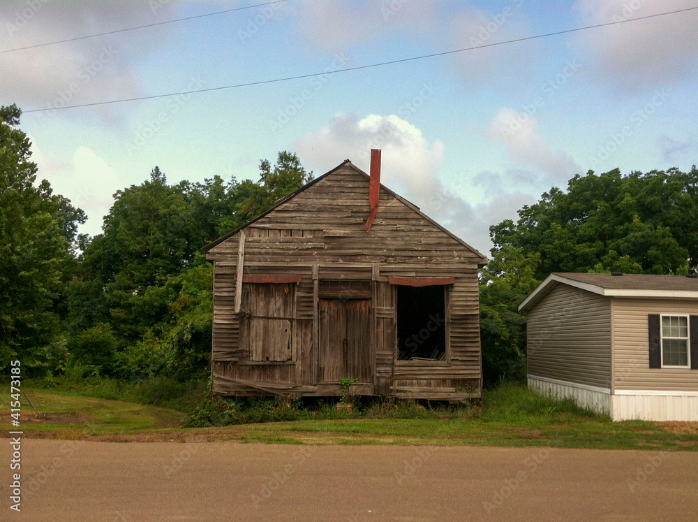 old wooden house