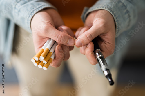 Smoking Tobacco E Cigarette photo