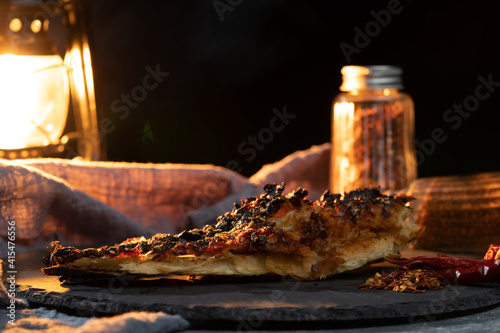 Baked Ming Taiyu is a local specialty of Northeast China photo