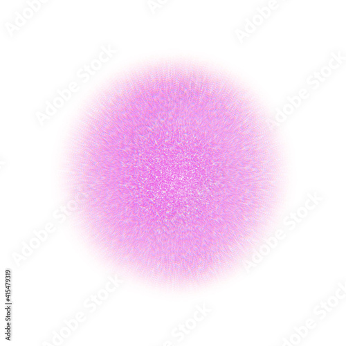 round pink blur background