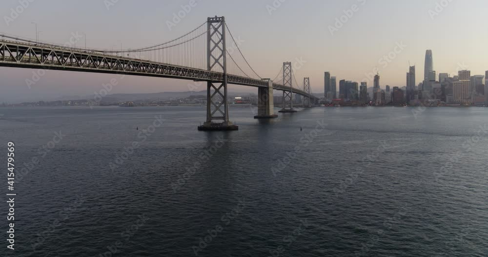 Oakland Bay Bridge and San Francisco Skyline Oakland Bay Bridge and San Francisco Skyline