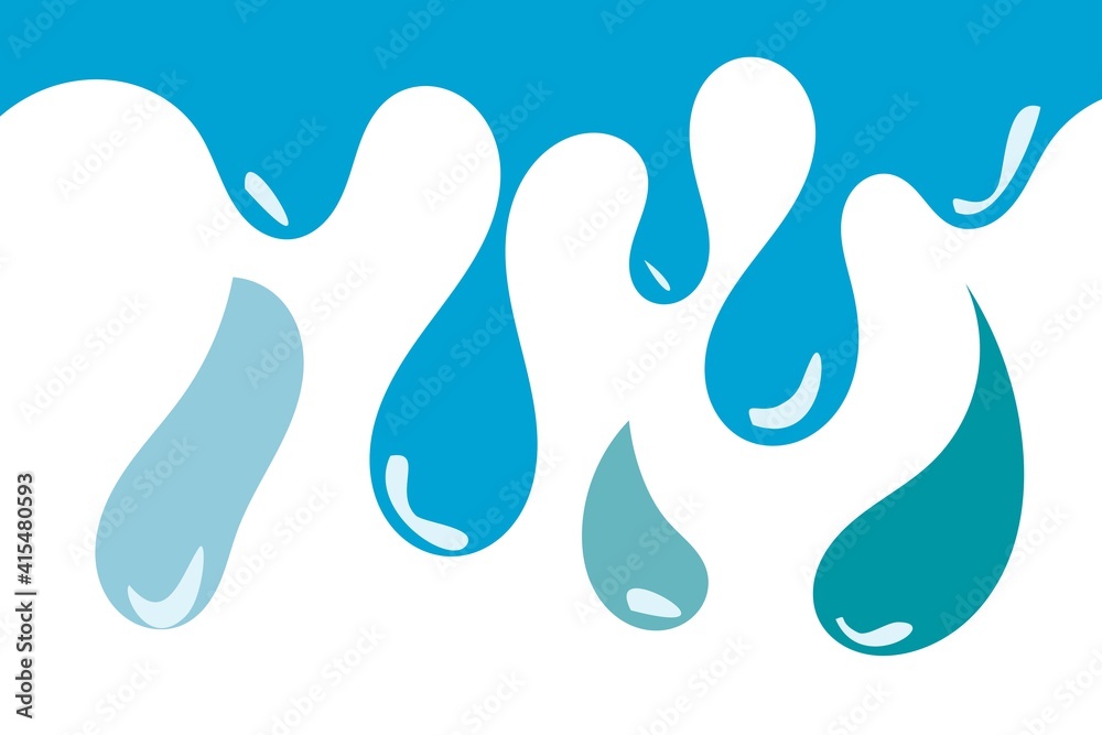 Liquid background blue water melts downwards Liquid background blue water melts downwards