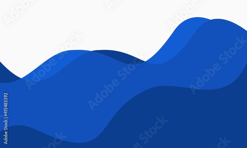 wavy blue background