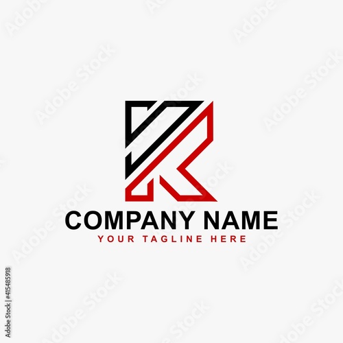 Free Download Letter K logo design vector. KF monogram sign symbol. - GFXLoad