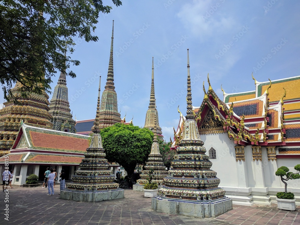 Naklejka premium Overview of Bangkok, Thailand - February 2017