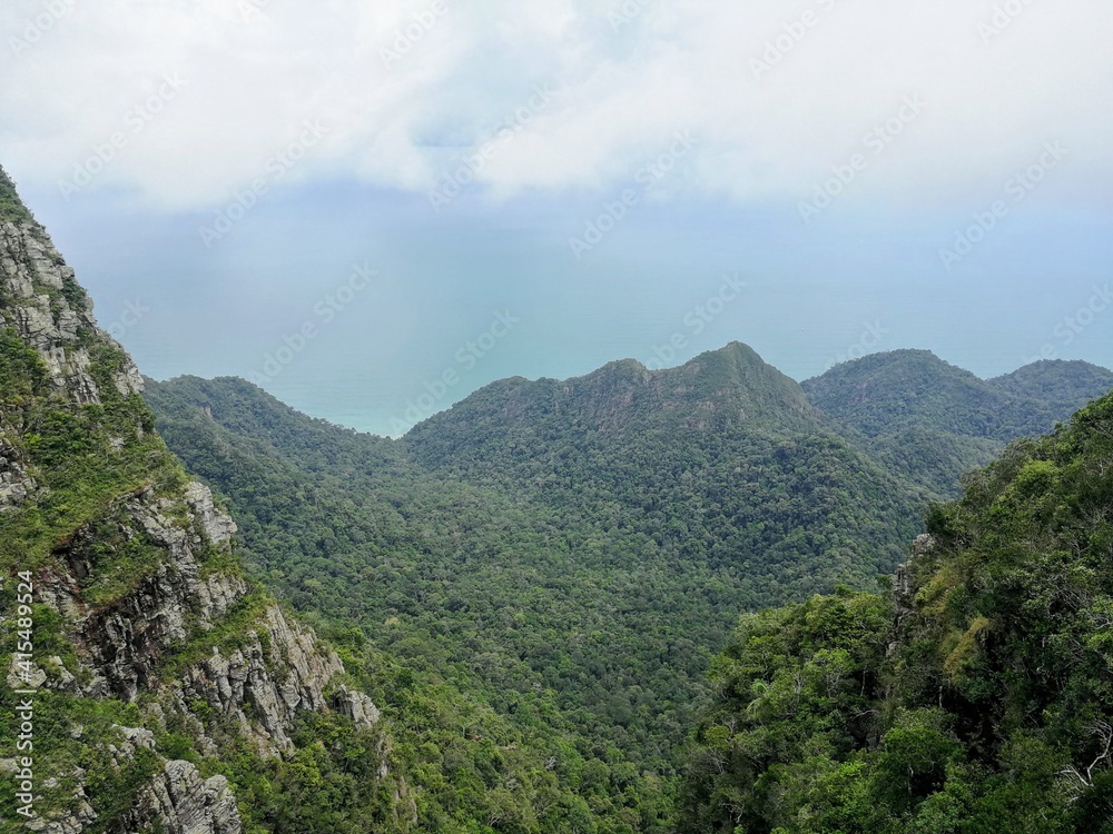 Overview of Langkawi Island in Malaysia - July 2018