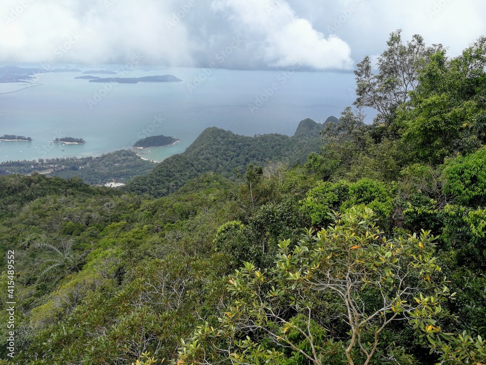 Overview of Langkawi Island in Malaysia - July 2018