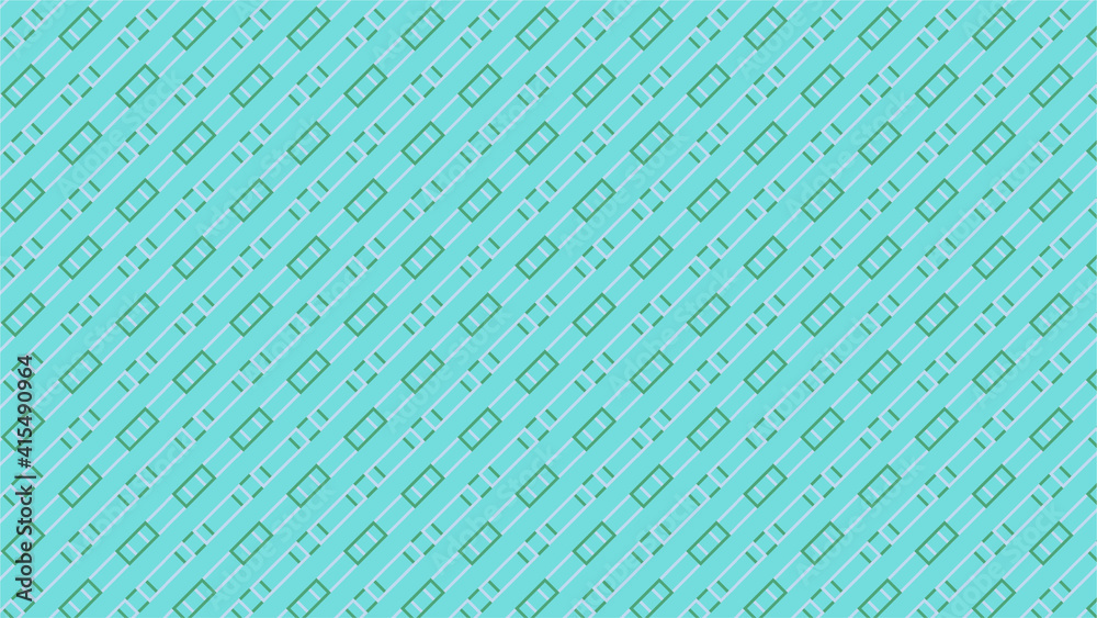 Patrón diagonal de rectángulos largo y chicos intercalados superpuestos con fondo de color cian Patrón diagonal de rectángulos largo y chicos intercalados superpuestos con fondo de color cian