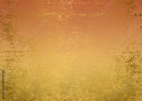 Golden abstract  decorative paper texture  background  for  artwork  - Illustration © Ustymenko