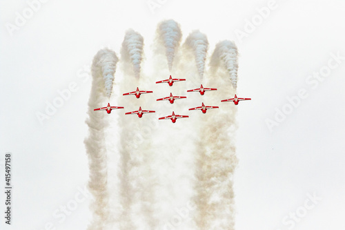 Snowbirds plane at airshow