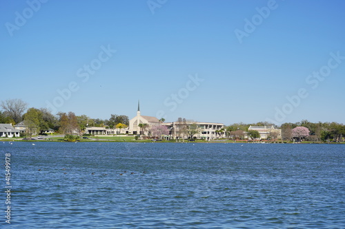 Lake Morton at city center of lakeland Florida 