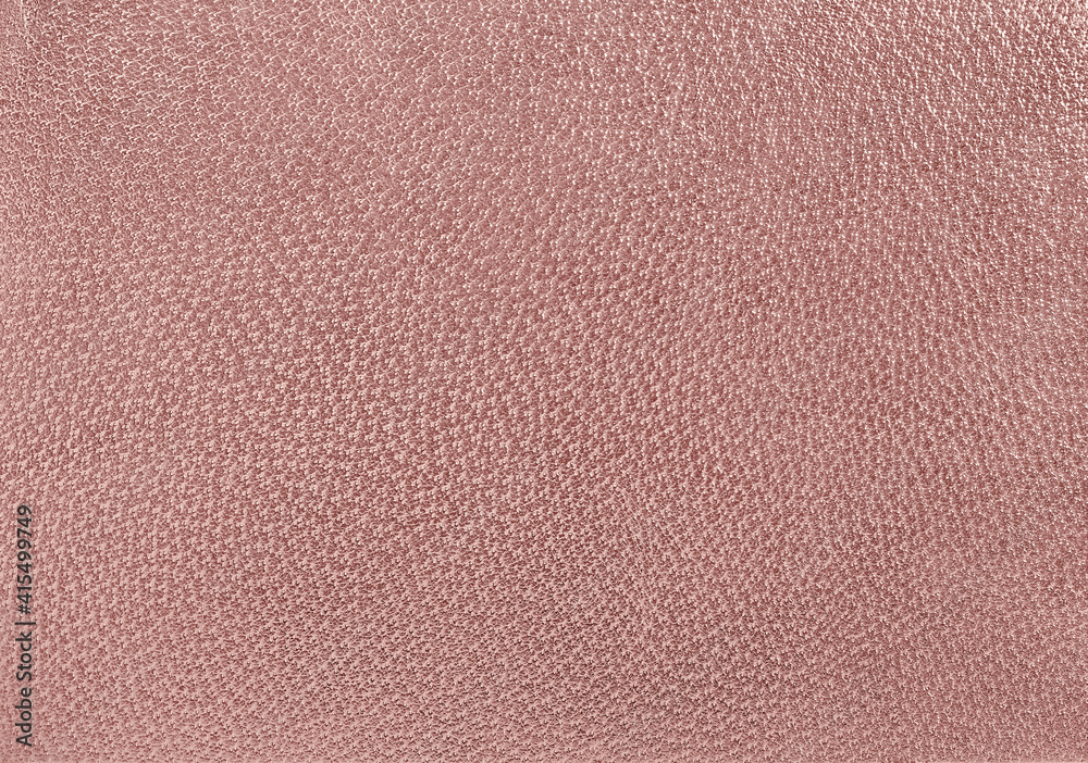 Fototapeta premium Metallic rose gold leather embossing texture background