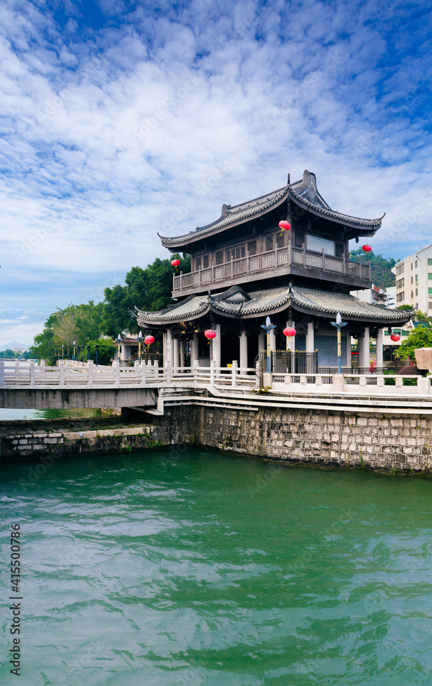 Fototapeta premium Guangji Bridge, Chaozhou City, Guangdong Province, China