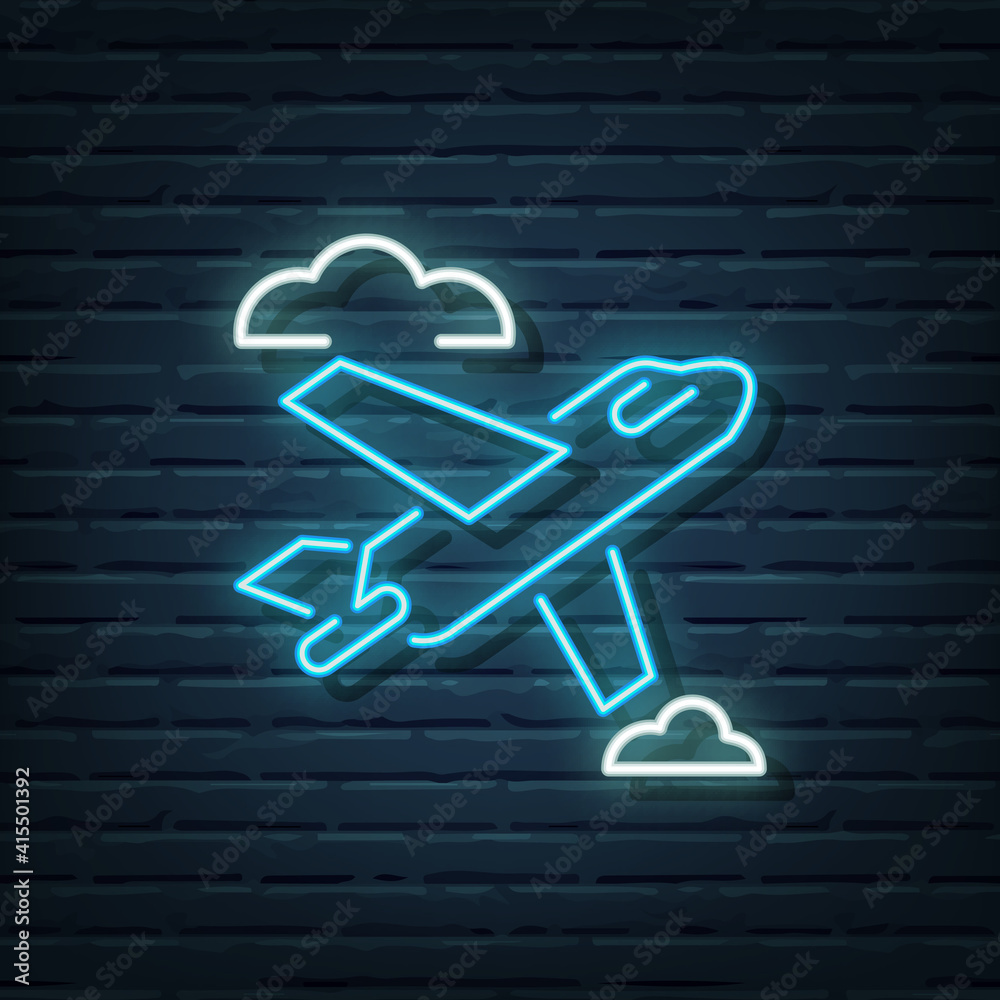 Airplane Neon Sign Airplane Neon Sign