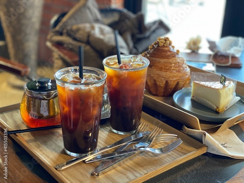 coffee cafe cheesecake cake bread drinking drink tea