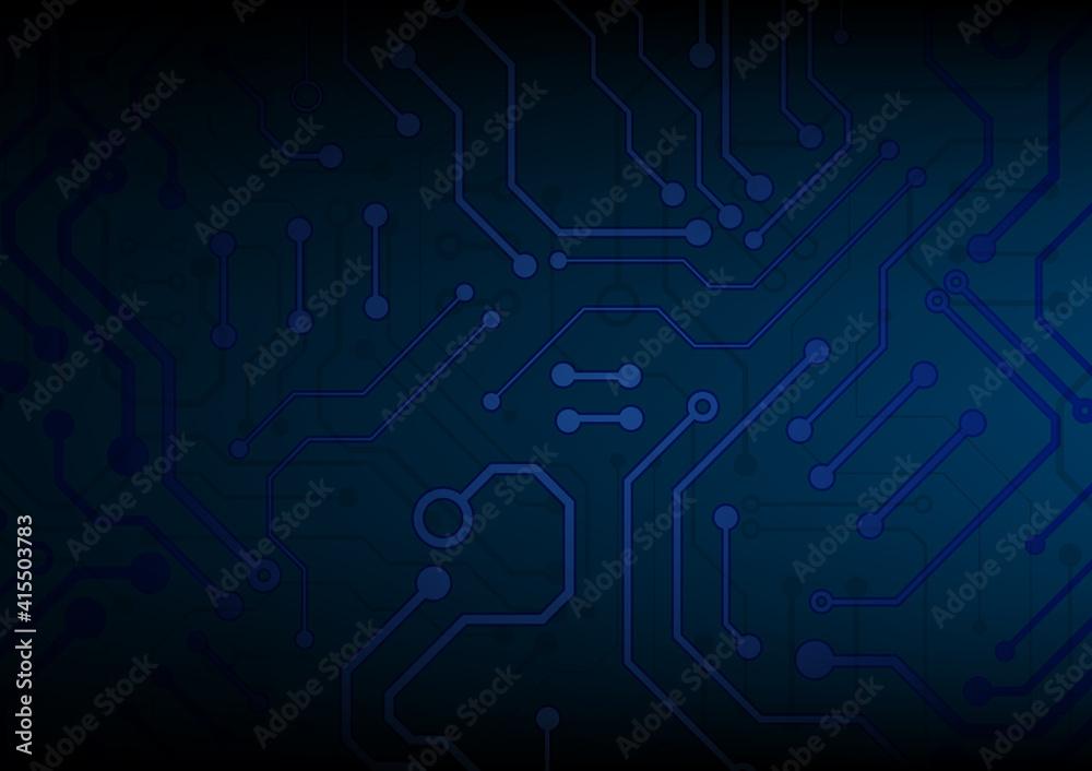 Circuit technology background with hi-tech digital data