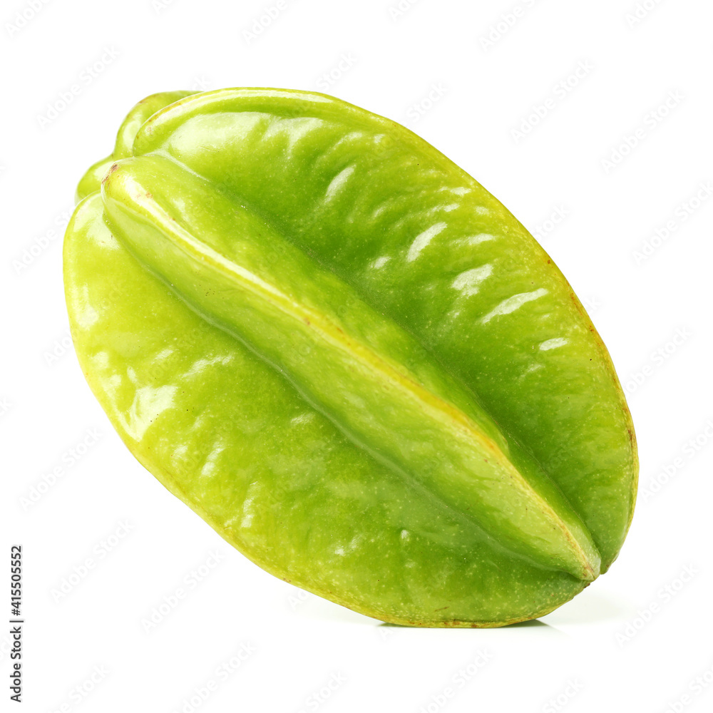 Carambole on a white background Carambole on a white background
