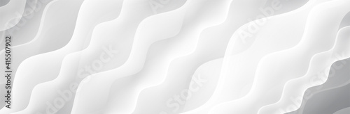 Abstract White Gray background. Wave pattern. Blur neutral backdrop. Curve texture. Lecture, seminar, symposium, workshop, conference or briefing presentation template. White vector illustration