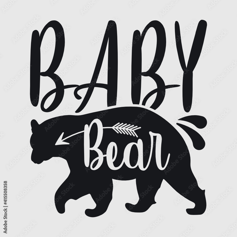 Baby Bear | Baby | Bear | Bear Family | Animal | Bear Silhouette ...