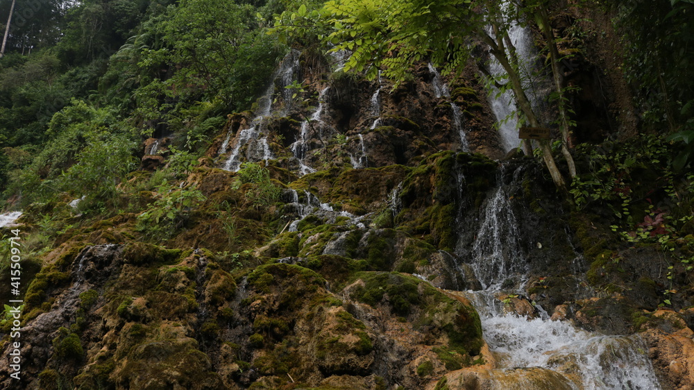 Waterfall tourist spot that represents beauty Waterfall tourist spot that represents beauty
