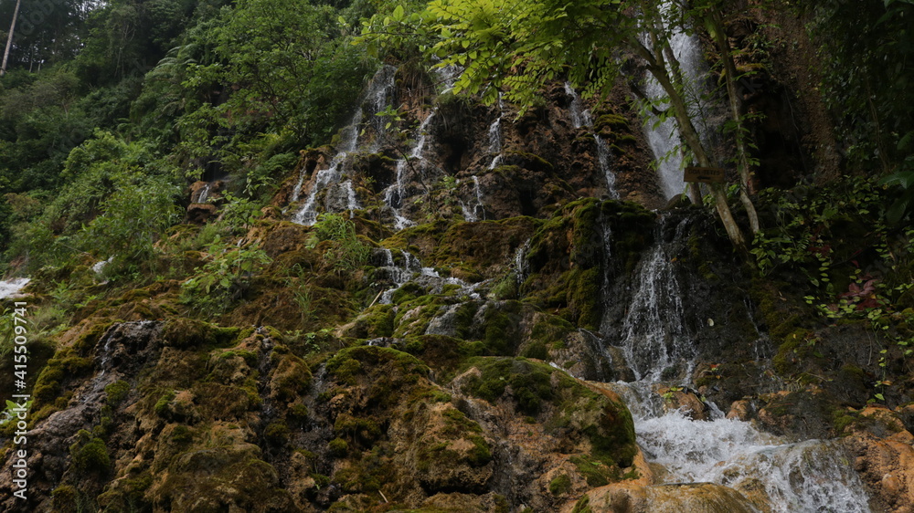 Waterfall tourist spot that represents beauty Waterfall tourist spot that represents beauty