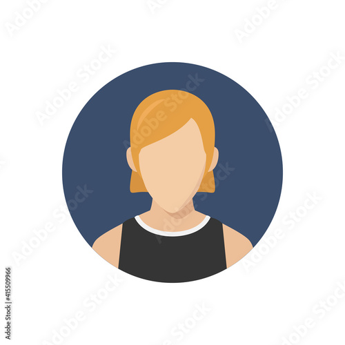 Young girl avatar icon