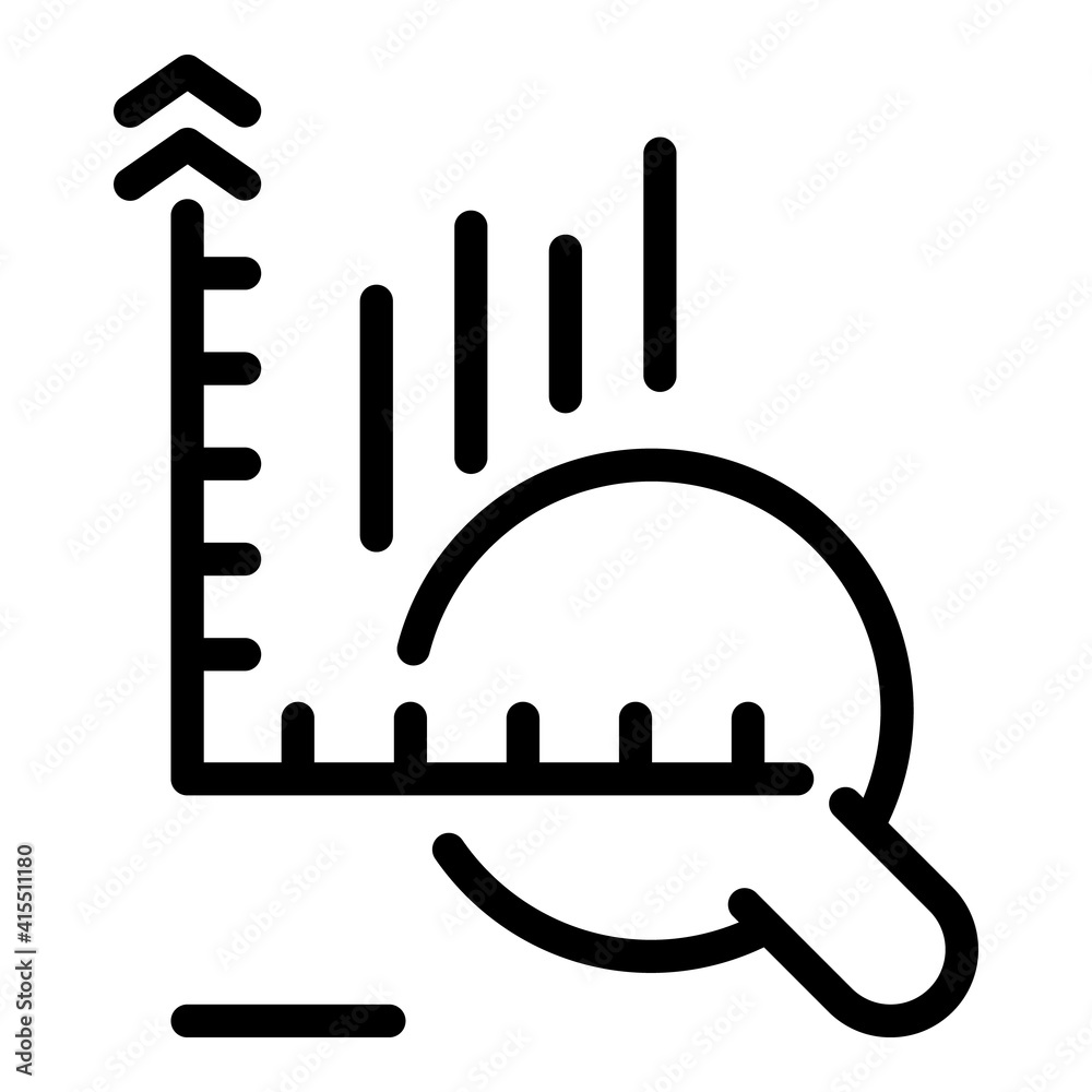 Market trend icon. Outline market trend vector icon for web design isolated on white background Market trend icon. Outline market trend vector icon for web design isolated on white background