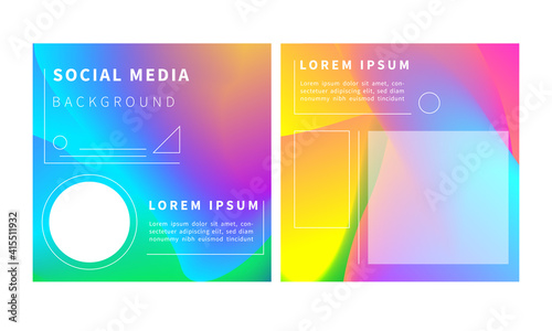 simple and minimalis background template vector for social media
