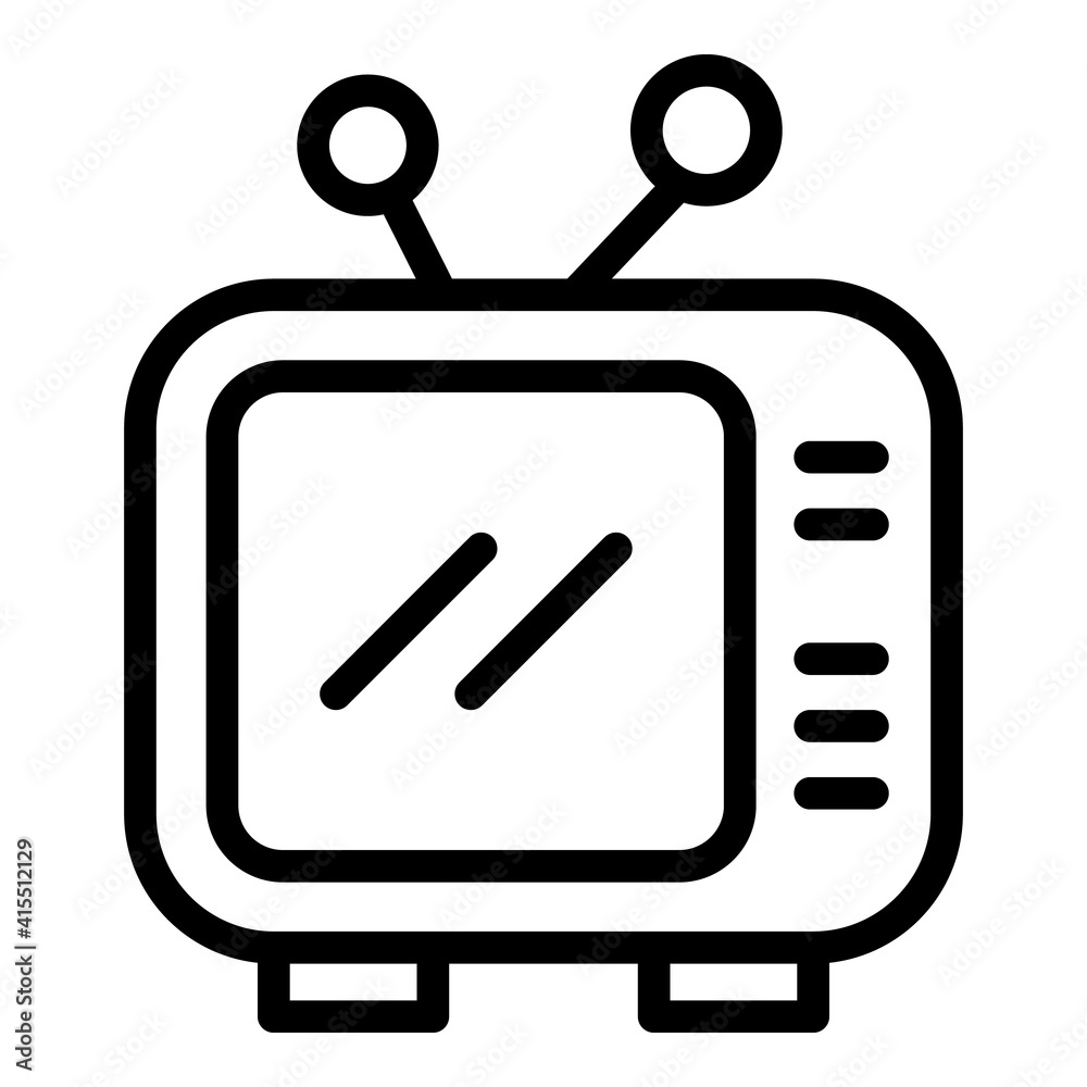 Tv project icon. Outline tv project vector icon for web design isolated on white background Tv project icon. Outline tv project vector icon for web design isolated on white background