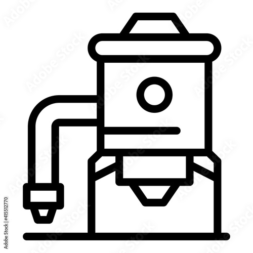 Publishing industry icon. Outline publishing industry vector icon for web design isolated on white background