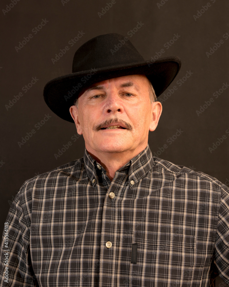 Cowboy in black hat Cowboy in black hat