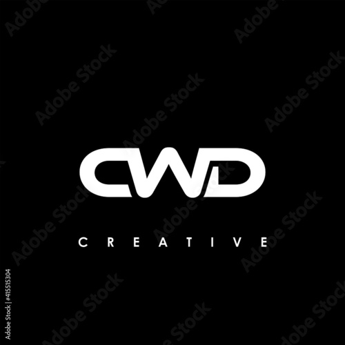 CWD Letter Initial Logo Design Template Vector Illustration photo