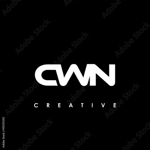 CWN Letter Initial Logo Design Template Vector Illustration
