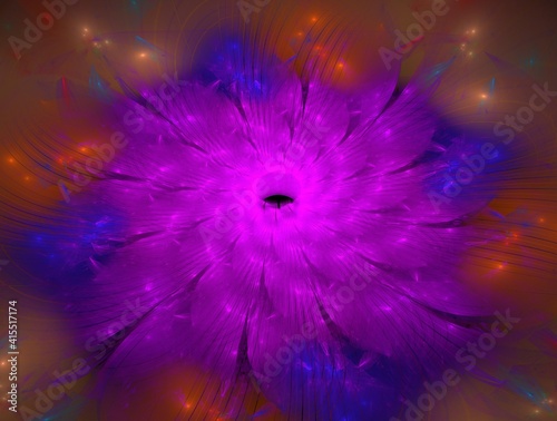 Imaginatory fractal background Image