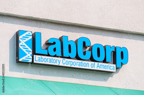 Oct 2, 2020 Sunnyvale / CA / USA - Labcorp logo at one of the patient  service centers; Laboratory Corporation of America Holdings operates one of  the largest clinical laboratory networks in the world Photos | Adobe Stock