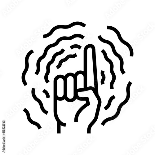 tawhid philosophy line icon vector. tawhid philosophy sign. isolated contour symbol black illustration