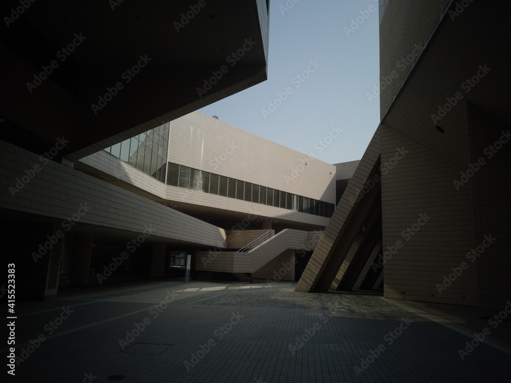 Obraz premium city skyline building