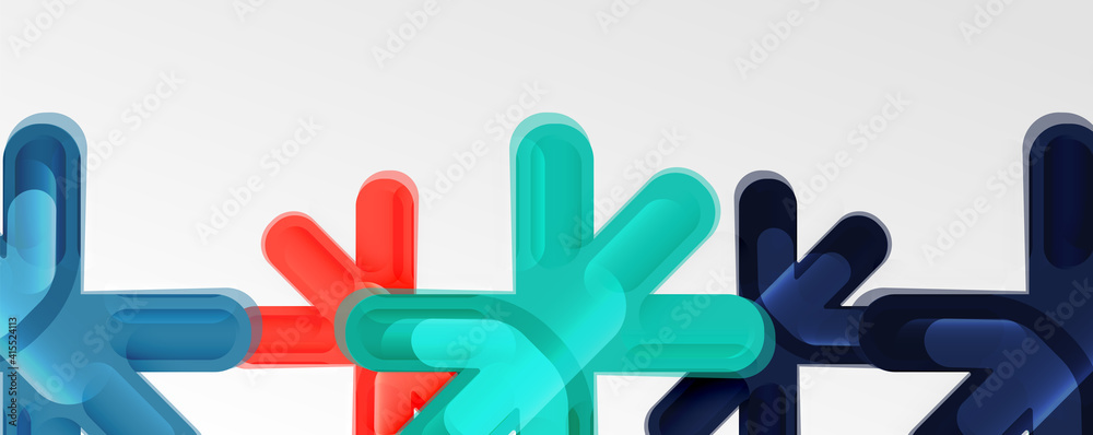 Abstract glossy crosses background for business or technology presentations, internet posters or web brochure covers Abstract glossy crosses background for business or technology presentations, internet posters or web brochure covers