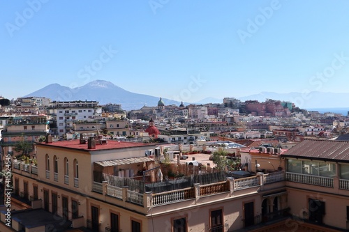 Napoli - Panorama verso Pizzofalcone dal Corso Vittorio Emanuele photo