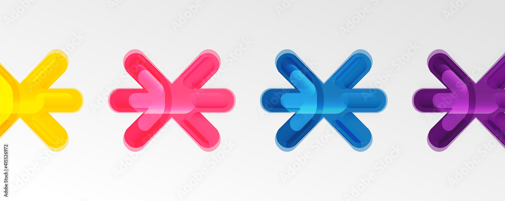 Abstract glossy crosses background for business or technology presentations, internet posters or web brochure covers Abstract glossy crosses background for business or technology presentations, internet posters or web brochure covers
