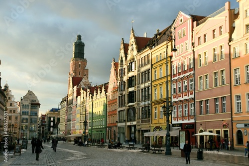 Wrocław, rynek starego miasta, zabytki photo