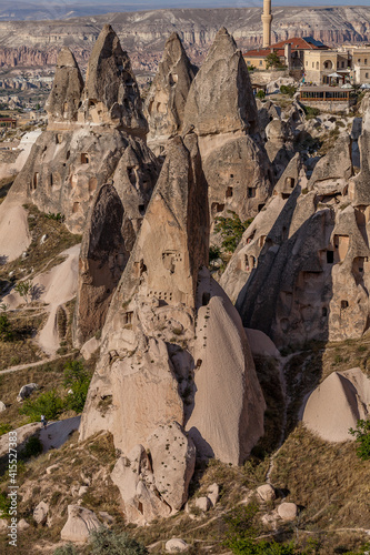 The Cave Houses of Uchisar, Cappadocia, Turkey