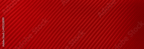 Canvas Print Rectangular red carbon fiber texture