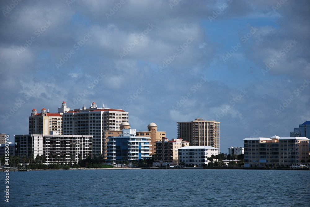 Fototapeta premium Panorama von Sarasota am Golf von Mexico, Florida