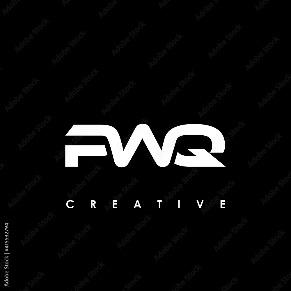 PWQ Letter Initial Logo Design Template Vector Illustration PWQ Letter Initial Logo Design Template Vector Illustration