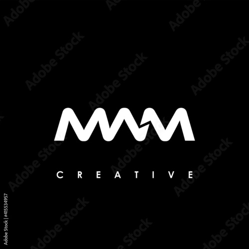 MWM Letter Initial Logo Design Template Vector Illustration photo