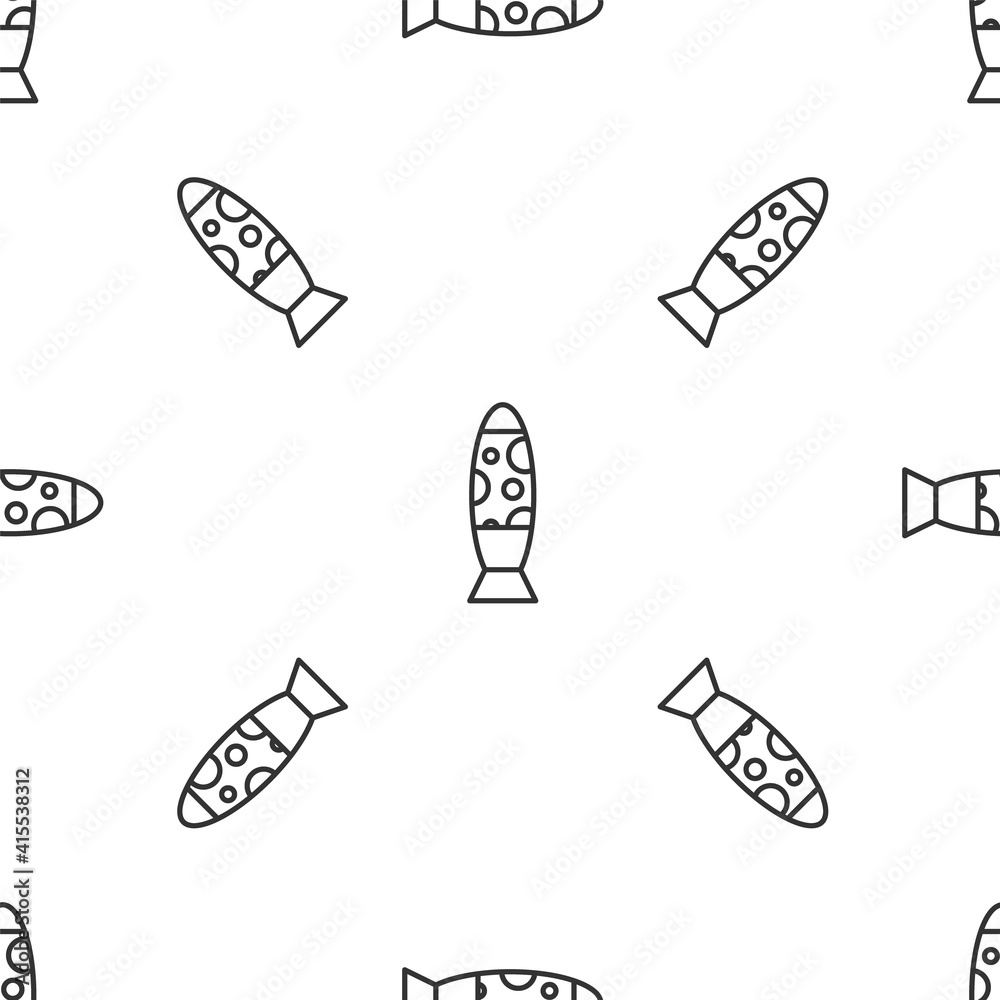 Grey line Floor lamp icon isolated seamless pattern on white background. Vector. Grey line Floor lamp icon isolated seamless pattern on white background. Vector.