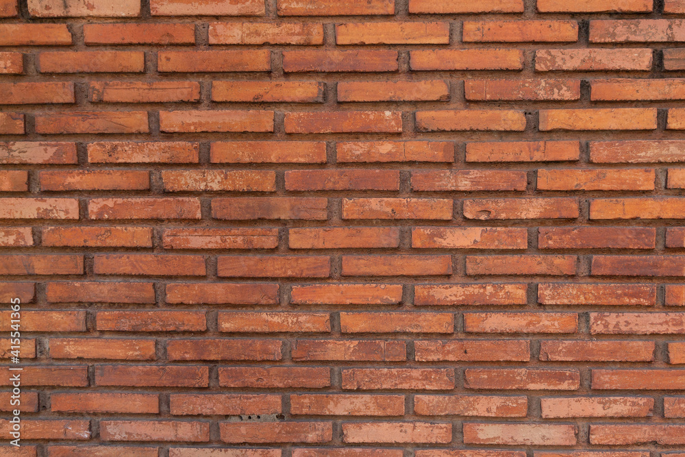 Obraz premium vintage orange brick wall background