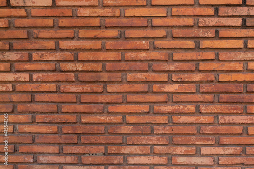 vintage orange brick wall background