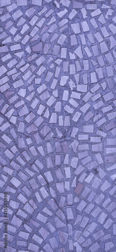 Violet mosaic. Rectangular abstract background. Banner for text. Vertical wallpaper.